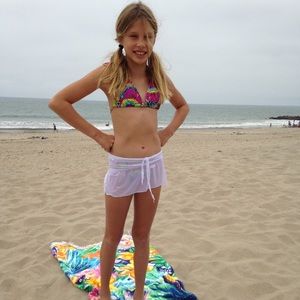 Kids 2CHILLIES White Beach Cover Up